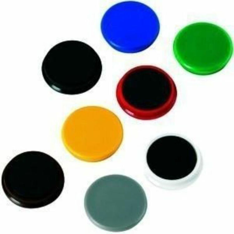 Picture of 4860 ALCO MAGNET (Ø X H) 38 MM  x 13.5 MM ROUND MULTICOLOUR